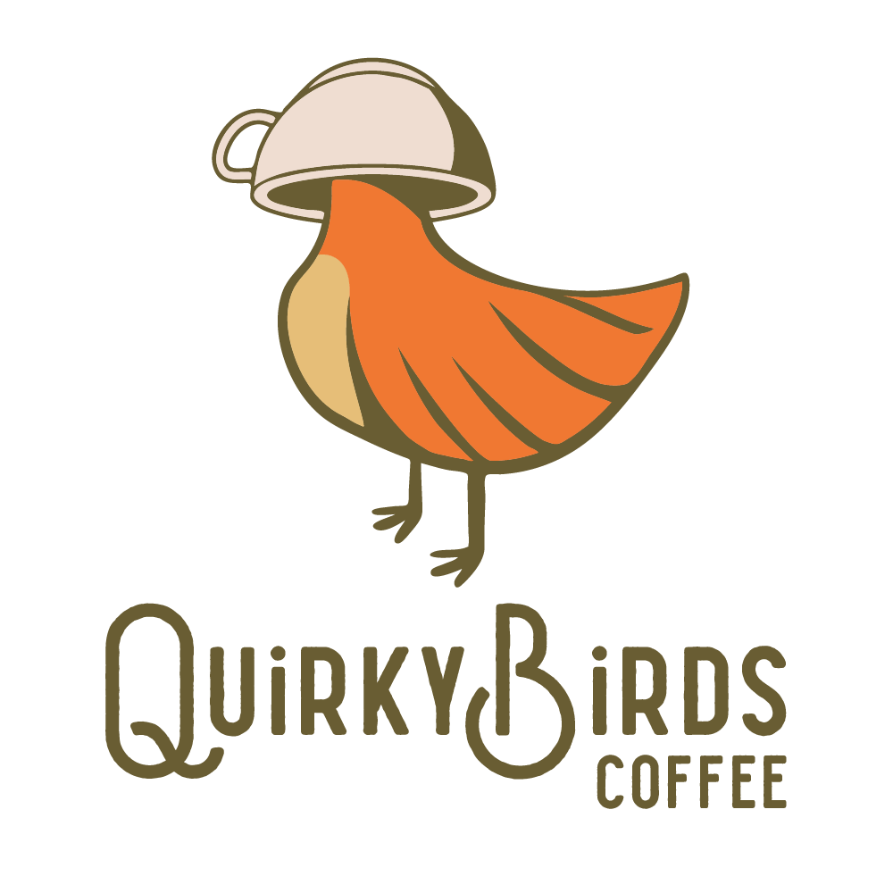Quirky Birds Coffee Logo
